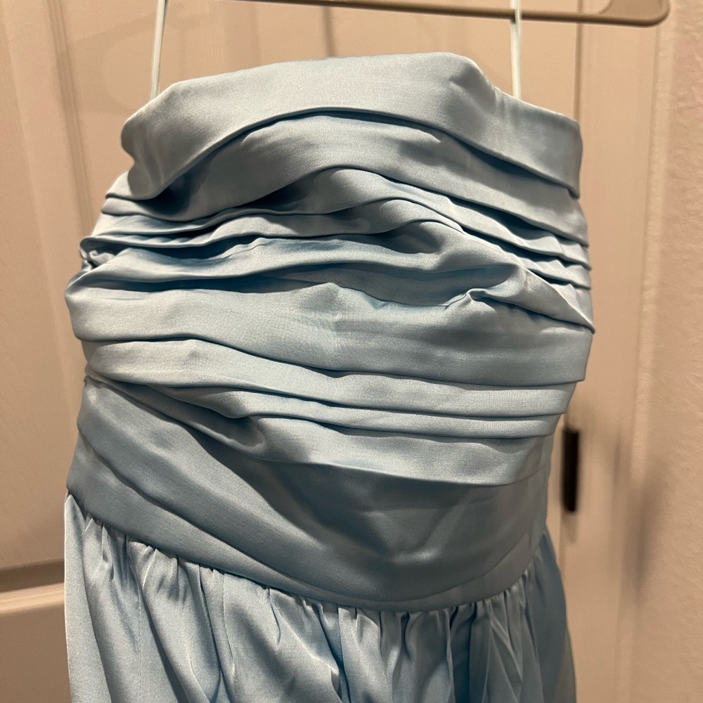 Abercrombie: Light Blue Strapless Dress